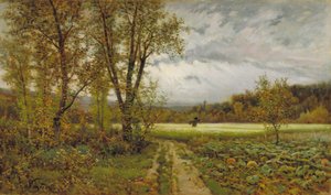 De Vogelverschrikker door Joaquim Vayreda